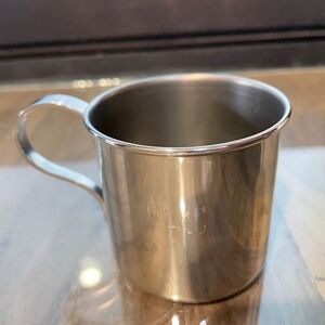Vintage Stainless Steel "MLC"-Engraved Toddler Cup